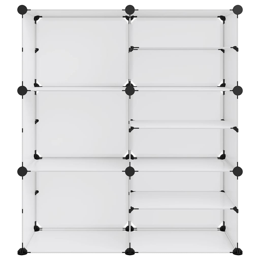 Shoe Rack Transparent 84x31.5x93 cm PP - Bargainia.com - 