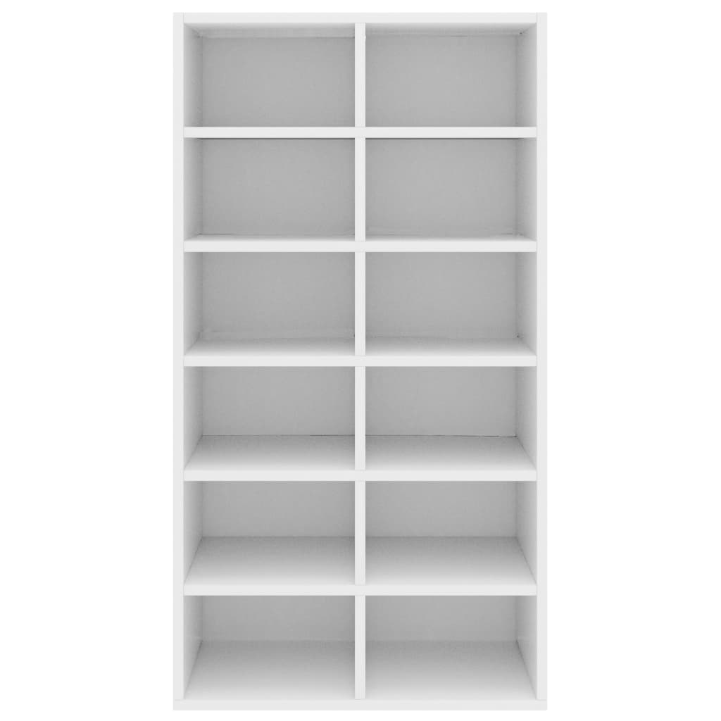 Shoe Rack White 54x34x100.5 cm Engineered Wood - Bargainia.com - 8719883730776 - 800396