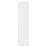 Shoe Rack White 80x25x62 cm Engineered Wood - Bargainia.com - 
