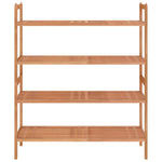 Shoe Racks 2 pcs 69x27x41 cm Solid Wood Walnut - Bargainia.com - 