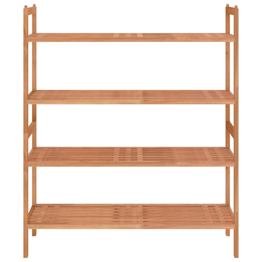 Shoe Racks 2 pcs 69x27x41 cm Solid Wood Walnut - Bargainia.com - 