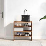 Shoe Racks 2 pcs Stackable Old Wood 60x30x30.5 cm - Bargainia.com - 