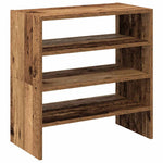 Shoe Racks 2 pcs Stackable Old Wood 60x30x30.5 cm - Bargainia.com - 