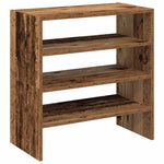 Shoe Racks 2 pcs Stackable Old Wood 60x30x30.5 cm - Bargainia.com - 