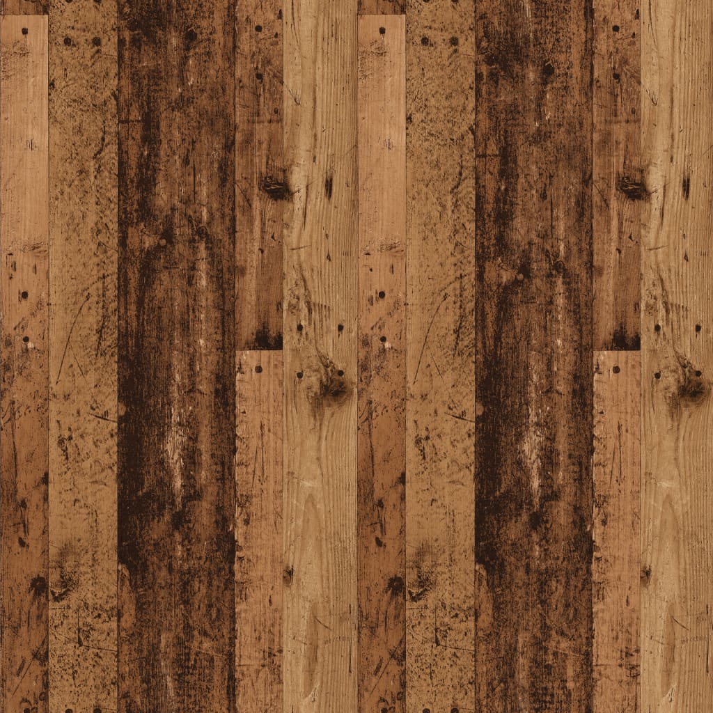 Shoe Storage Bench Old Wood 105x35x35 cm Engineered Wood - Bargainia.com - 