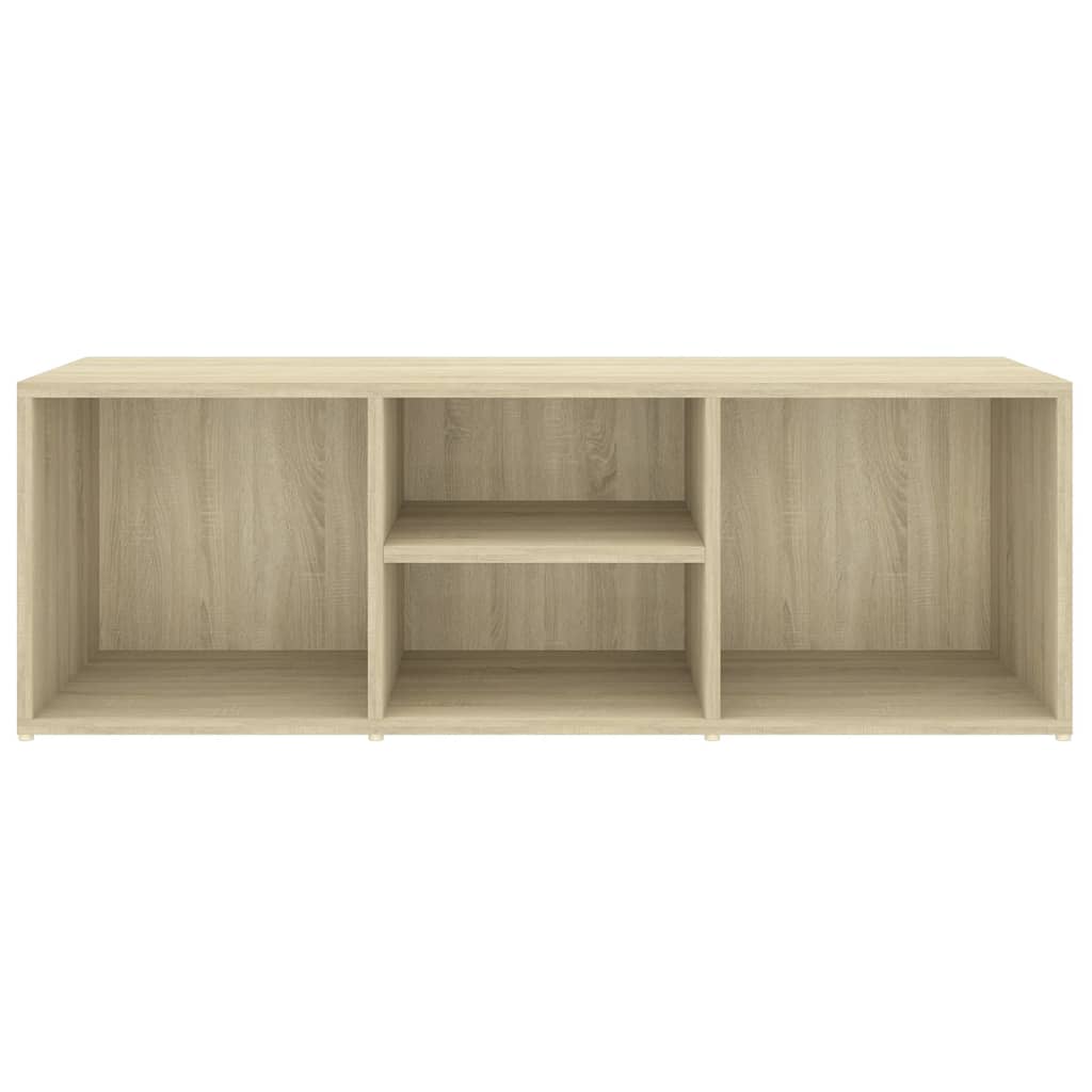 Shoe Storage Bench Sonoma Oak 105x35x35 cm Engineered Wood - Bargainia.com - 