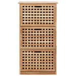 Shoe Storage Cabinet 55x20x104 cm Solid Walnut Wood - Bargainia.com - 
