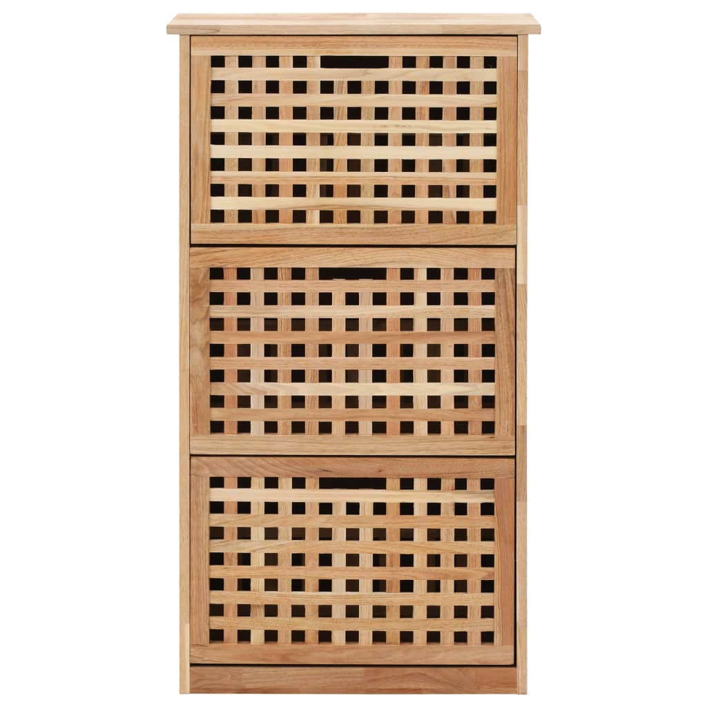 Shoe Storage Cabinet 55x20x104 cm Solid Walnut Wood - Bargainia.com - 8719883590646 - 247600