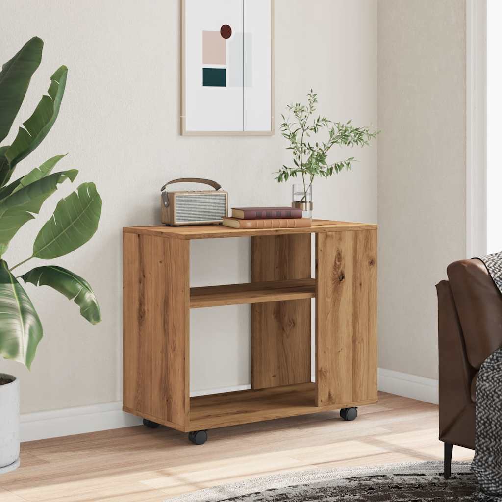 Side Table Artisan Oak 70x35x55 cm Engineered Wood - Bargainia.com - 