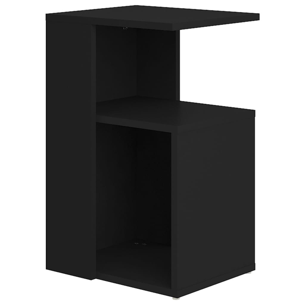 Side Table Black 36x30x56 cm Engineered Wood - Bargainia.com - 8720286586167 - 802994