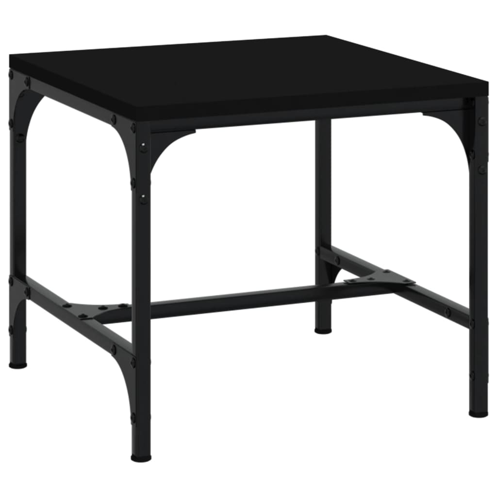 Side Table Black 40x40x35 cm Engineered Wood - Bargainia.com - 8720287197843 - 819402
