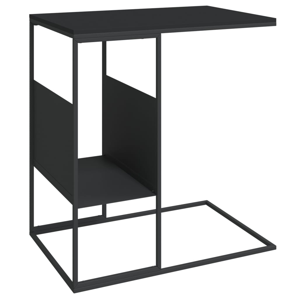 Side Table Black 55x36x59.5 cm Engineered Wood - Bargainia.com - 8720286933657 - 343105