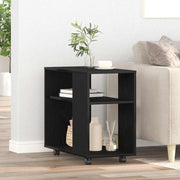 Side Table Black Oak 70x35x60 cm Engineered Wood - Bargainia.com - 8721158768995 - 862496