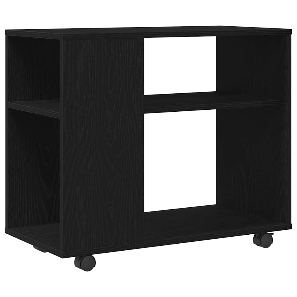Side Table Black Oak 70x35x60 cm Engineered Wood - Bargainia.com - 8721158768995 - 862496
