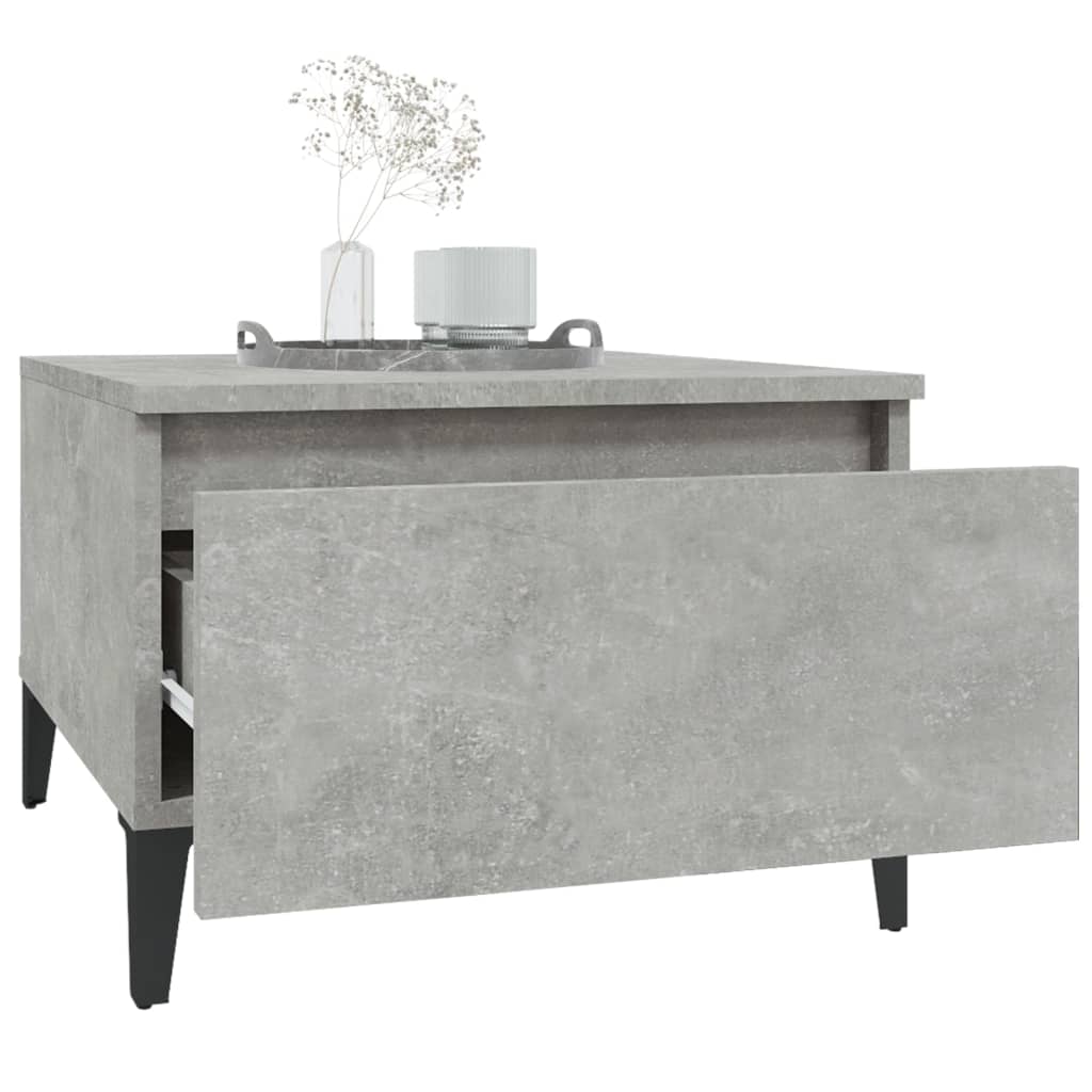 Side Table Concrete Grey 50x46x35 cm Engineered Wood - Bargainia.com - 8720845668693 - 819524