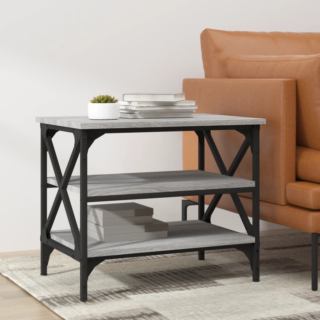 Side Table Grey Sonoma 55x38x45 cm Engineered Wood - Bargainia.com - 8720845558987 - 823335