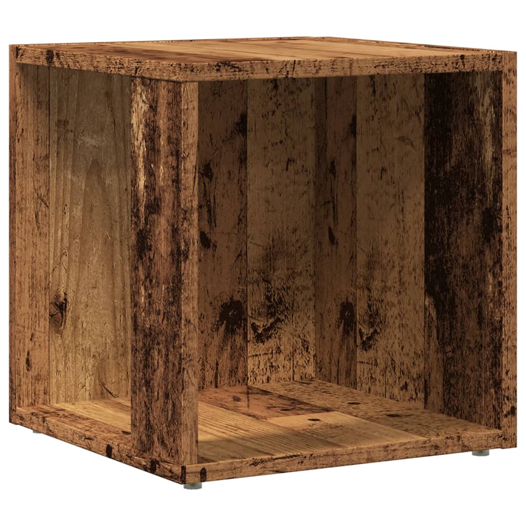 Side Table Old Wood 33x33x34 cm Engineered Wood - Bargainia.com - 8721158440655 - 856716