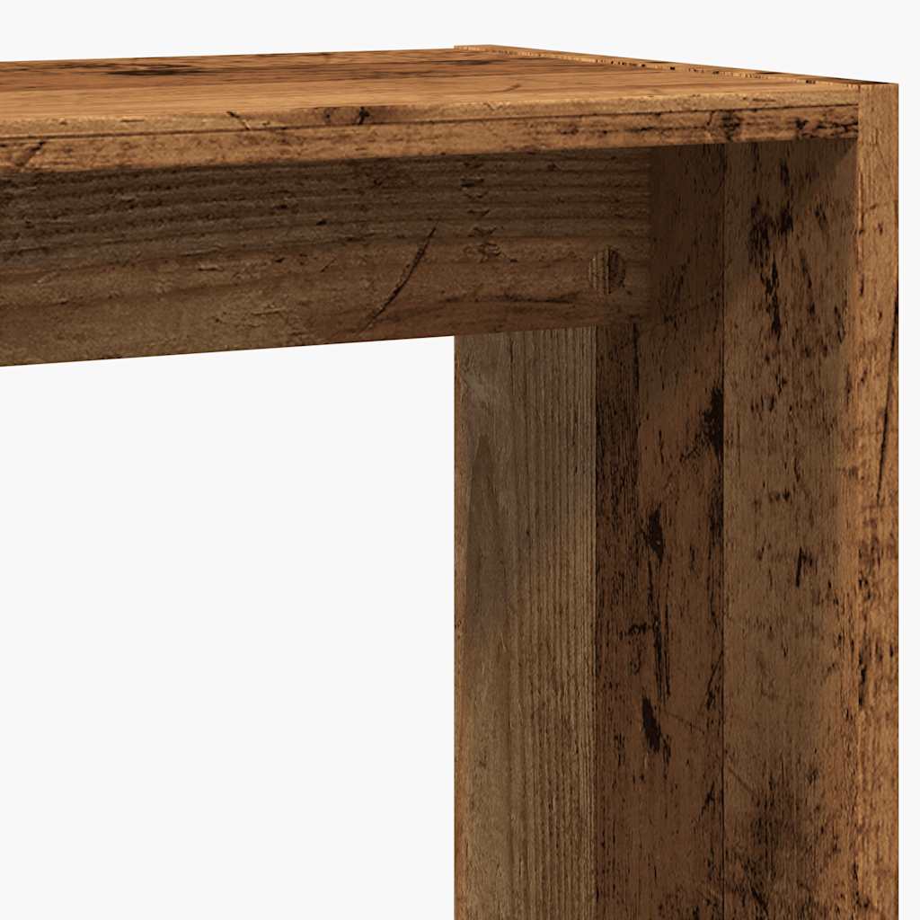 Side Table Old Wood 50x26x50 cm Engineered Wood - Bargainia.com - 8721158438911 - 856538