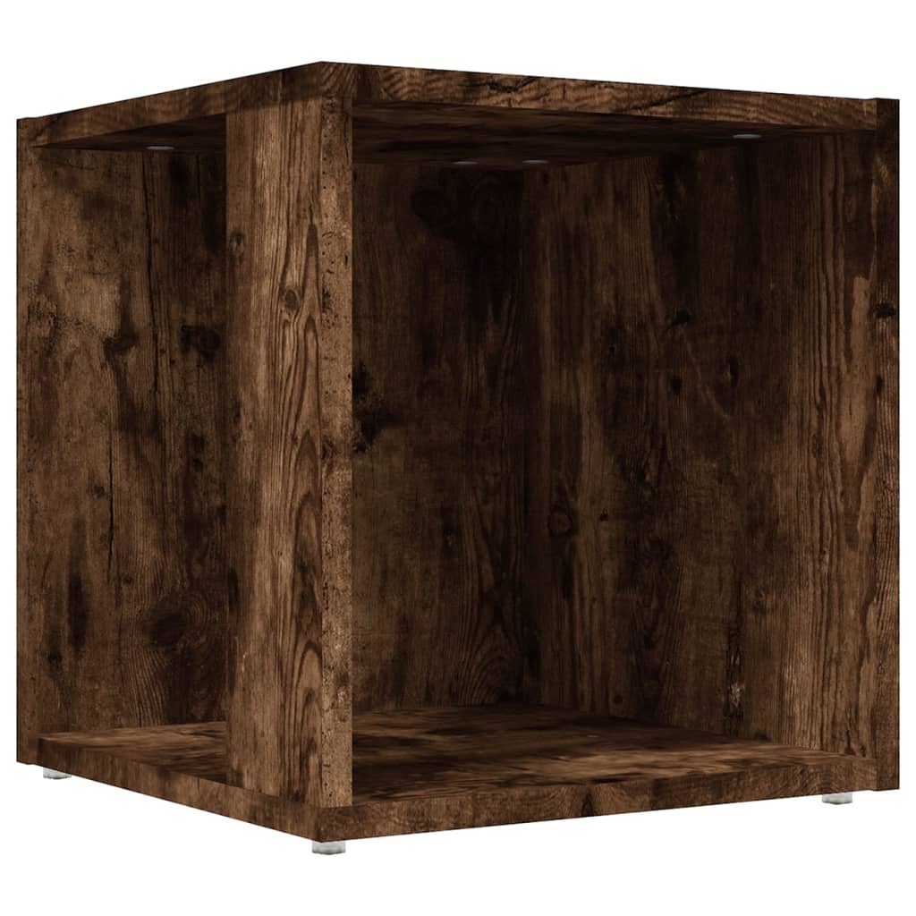 Side Table Smoked Oak 33x33x34.5 cm Engineered Wood - Bargainia.com - 
