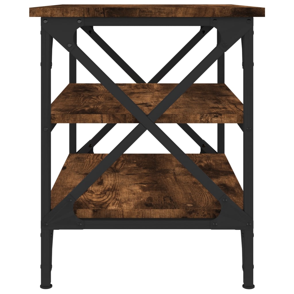 Side Table Smoked Oak 55x38x45 cm Engineered Wood - Bargainia.com - 8720845558970 - 823334