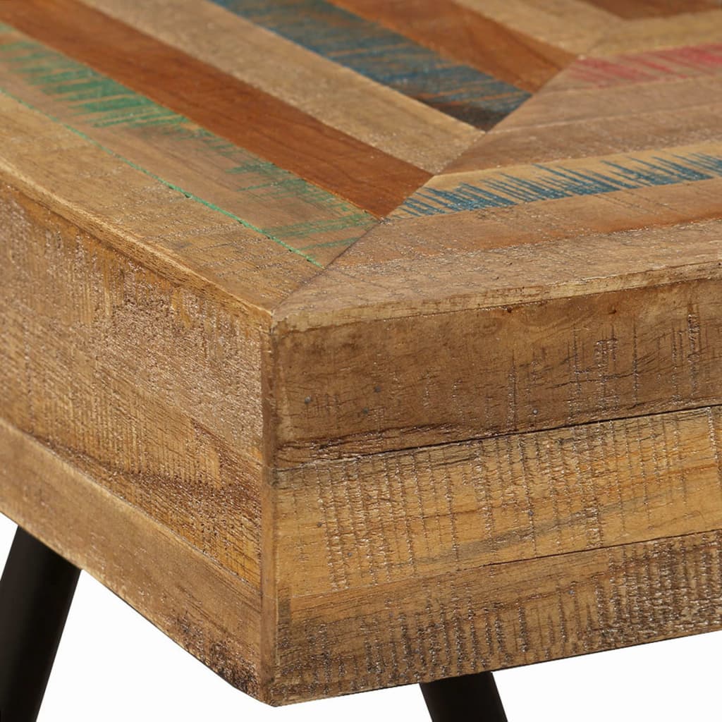Side Table Solid Reclaimed Teak - Bargainia.com - 