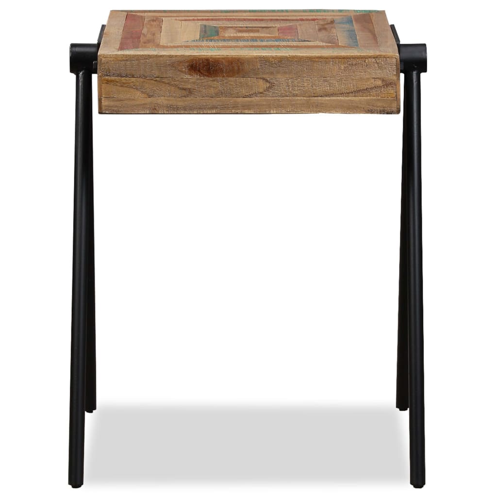 Side Table Solid Reclaimed Teak - Bargainia.com - 