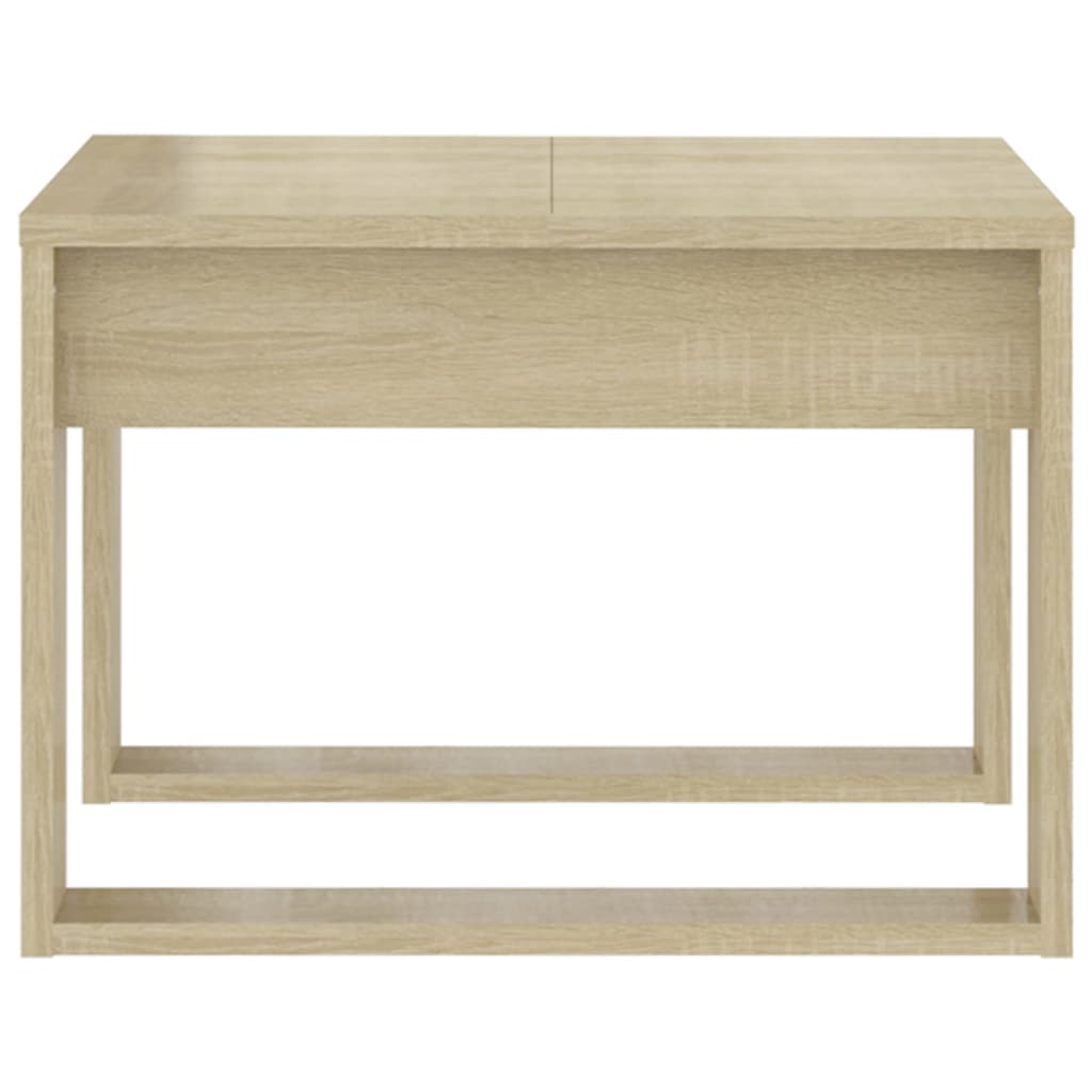 Side Table Sonoma Oak 50x50x35 cm Engineered Wood - Bargainia.com - 8720286611623 - 808624