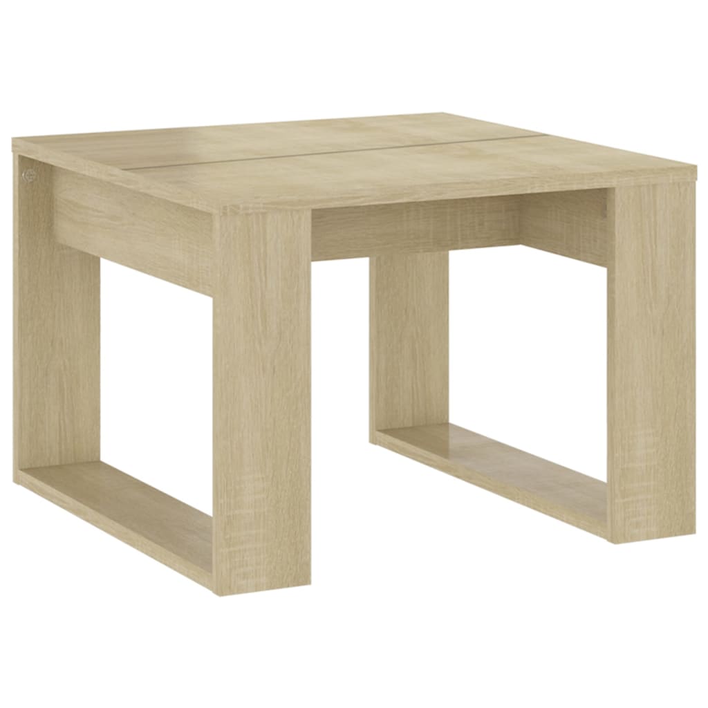 Side Table Sonoma Oak 50x50x35 cm Engineered Wood - Bargainia.com - 8720286611623 - 808624