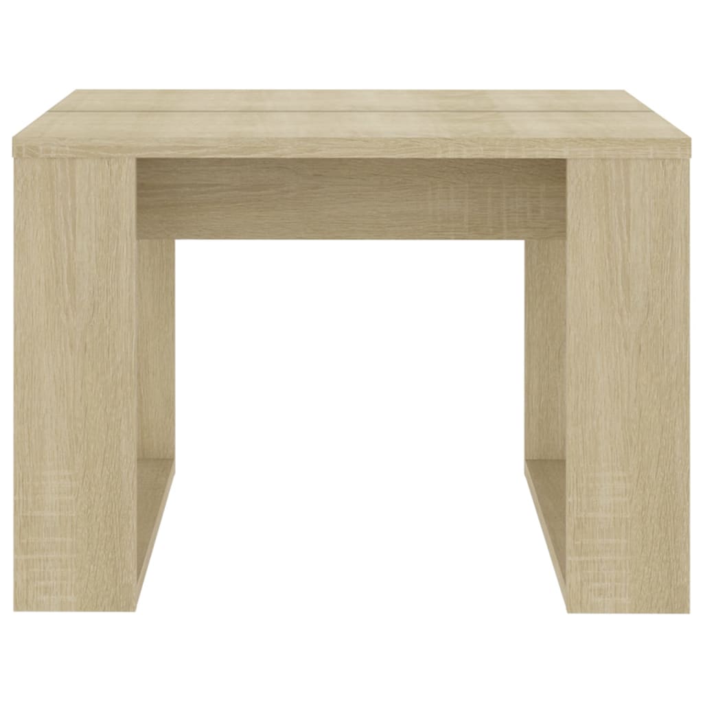 Side Table Sonoma Oak 50x50x35 cm Engineered Wood - Bargainia.com - 8720286611623 - 808624