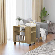 Side Table Sonoma Oak 70x35x55 cm Engineered Wood - Bargainia.com - 8719883916095 - 802123