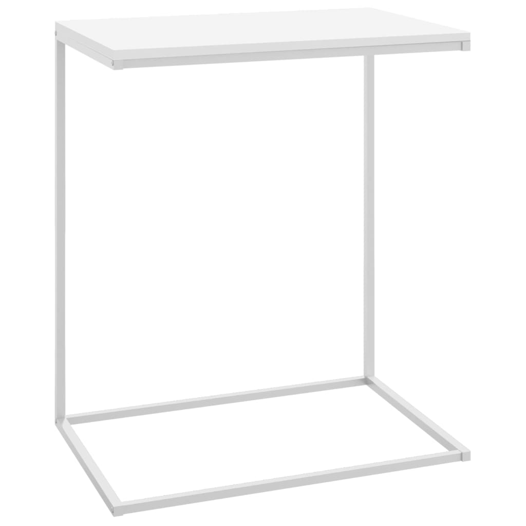 Side Table White 55x35x66 cm Engineered Wood - Bargainia.com - 8720286504338 - 336134