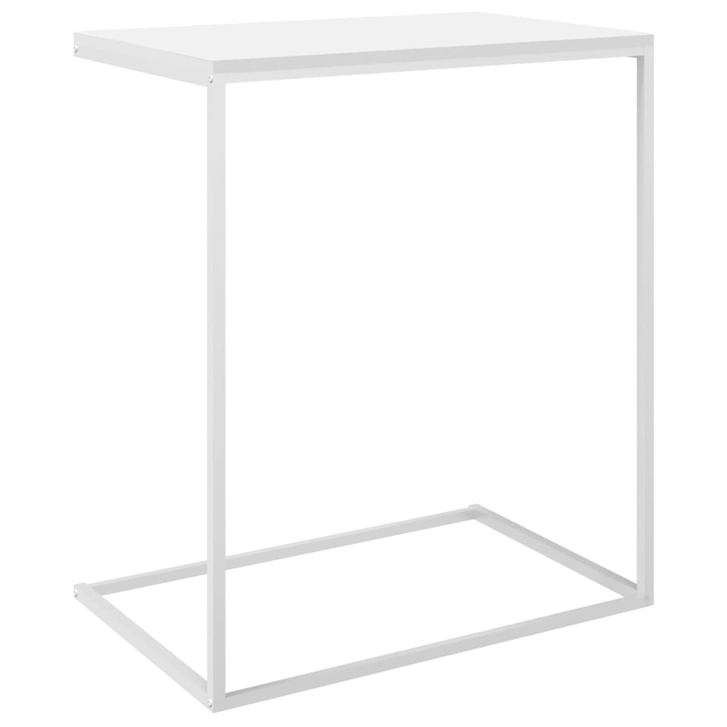 Side Table White 55x35x66 cm Engineered Wood - Bargainia.com - 8720286504338 - 336134