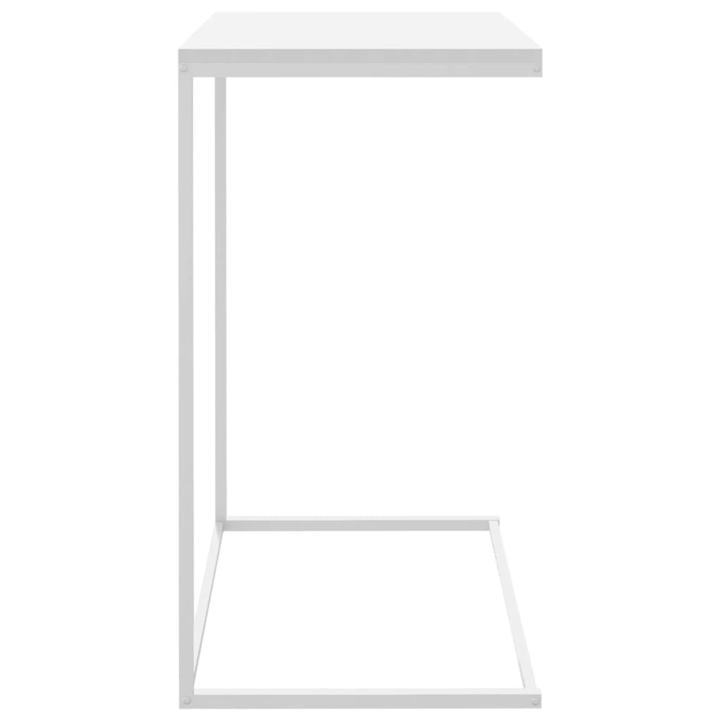 Side Table White 55x35x66 cm Engineered Wood - Bargainia.com - 8720286504338 - 336134