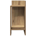 Side Table with Shelf Artisan Oak 25.5x27x60 cm - Bargainia.com - 