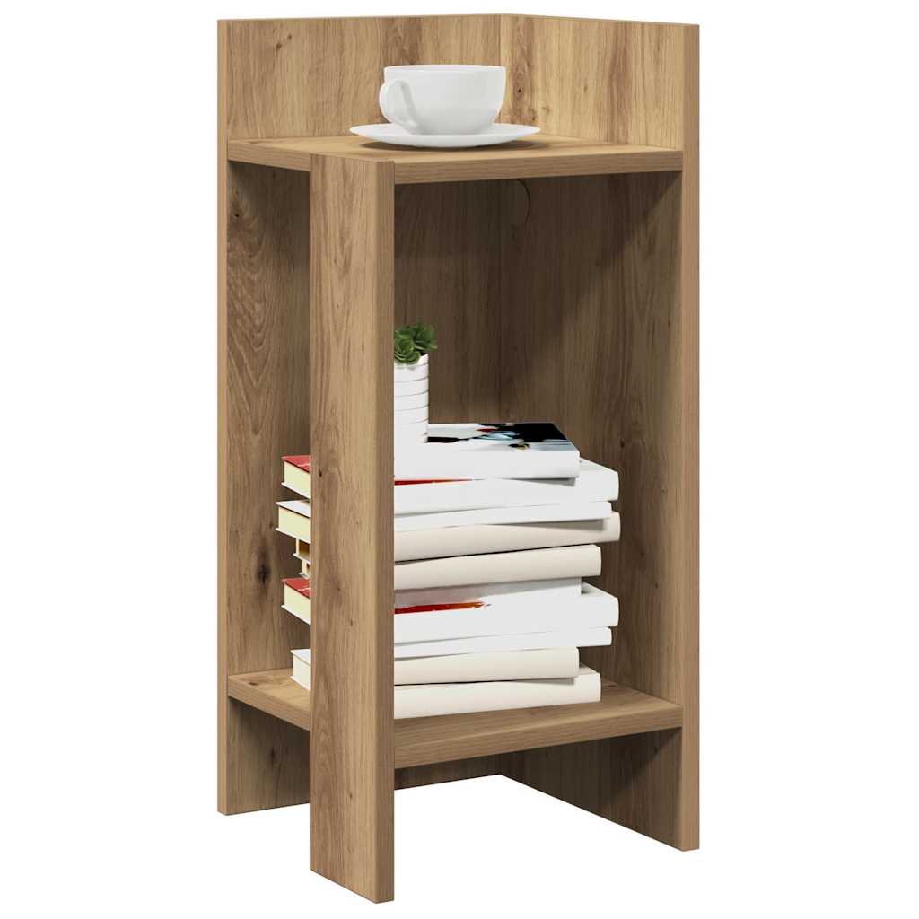 Side Table with Shelf Artisan Oak 25.5x27x60 cm - Bargainia.com - 8721158574374 - 858558