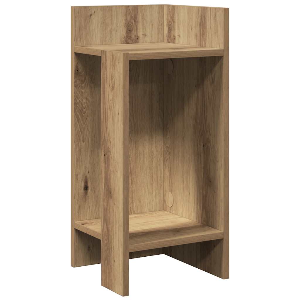 Side Table with Shelf Artisan Oak 25.5x27x60 cm - Bargainia.com - 8721158574374 - 858558