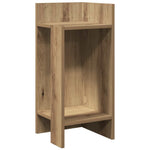 Side Table with Shelf Artisan Oak 25.5x27x60 cm - Bargainia.com - 