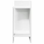Side Table with Shelf Black 25.5x27x60 cm - Bargainia.com - 