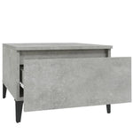Side Tables 2 pcs Concrete Grey 50x46x35 cm Engineered Wood - Bargainia.com - 