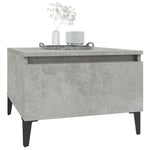 Side Tables 2 pcs Concrete Grey 50x46x35 cm Engineered Wood - Bargainia.com - 