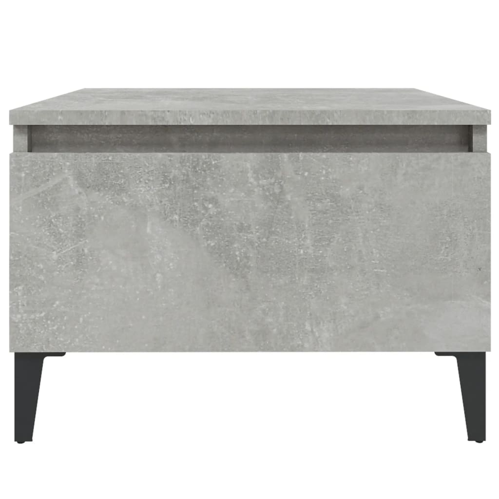 Side Tables 2 pcs Concrete Grey 50x46x35 cm Engineered Wood - Bargainia.com - 