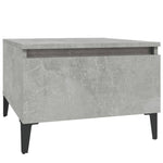 Side Tables 2 pcs Concrete Grey 50x46x35 cm Engineered Wood - Bargainia.com - 