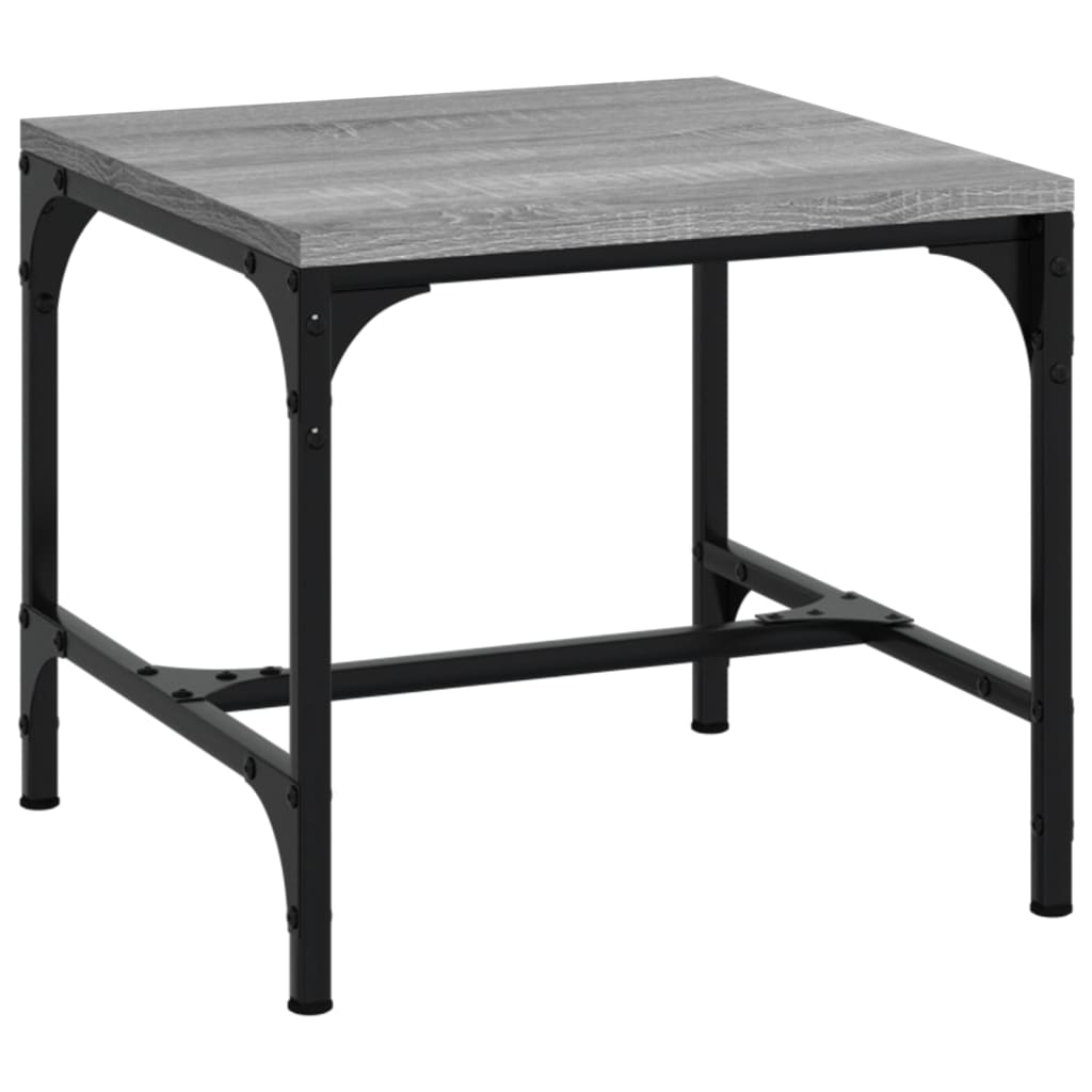 Side Tables 2 pcs Grey Sonoma 40x40x35 cm Engineered Wood - Bargainia.com - 