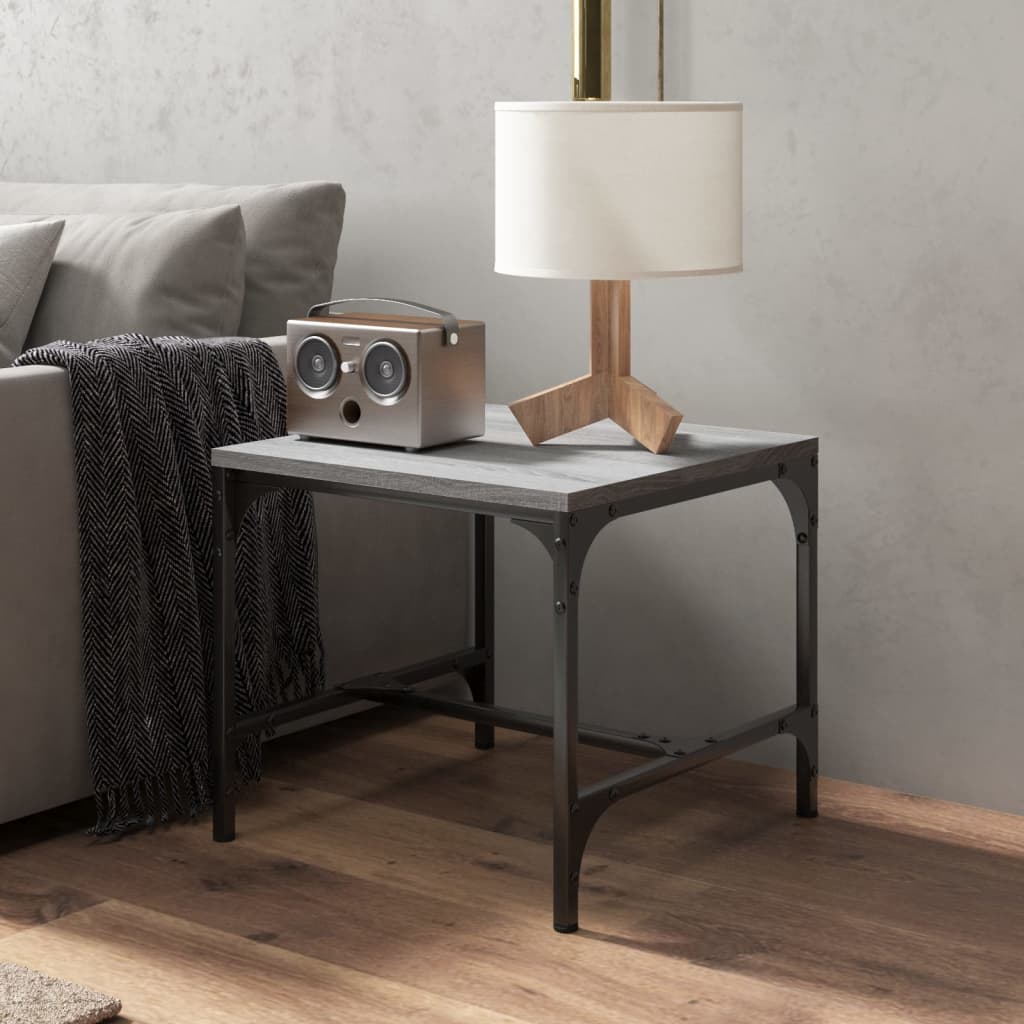 Side Tables 2 pcs Grey Sonoma 40x40x35 cm Engineered Wood - Bargainia.com - 8720287197911 - 819409