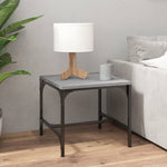 Side Tables 2 pcs Grey Sonoma 40x40x35 cm Engineered Wood - Bargainia.com - 