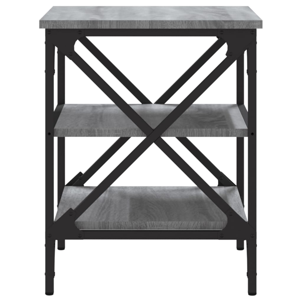 Side Tables 2 pcs Grey Sonoma 40x42x50 cm Engineered Wood - Bargainia.com - 8720845718091 - 825779