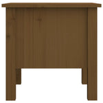 Side Tables 2 pcs Honey Brown 40x40x39 cm Solid Wood Pine - Bargainia.com - 