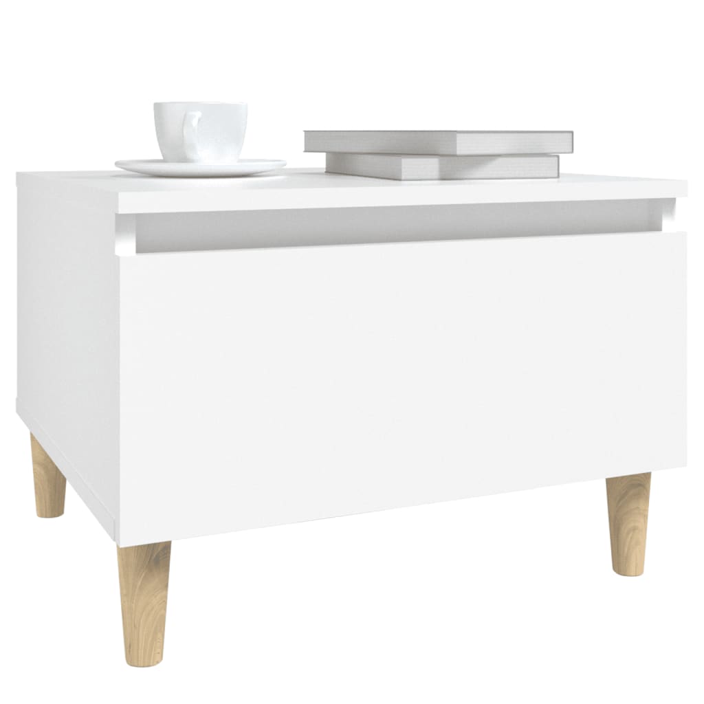 Side Tables 2 pcs White 50x46x35 cm Engineered Wood - Bargainia.com - 8720845668464 - 819501