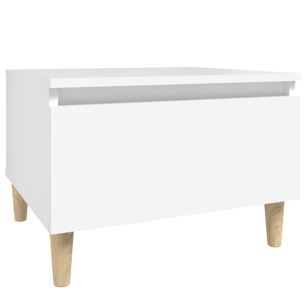 Side Tables 2 pcs White 50x46x35 cm Engineered Wood - Bargainia.com - 8720845668464 - 819501