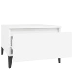 Side Tables 2 pcs White 50x46x35 cm Engineered Wood - Bargainia.com - 